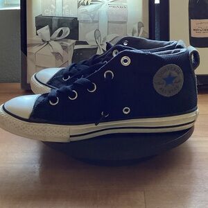 Converse Kids Black and White High-Top Sneakers